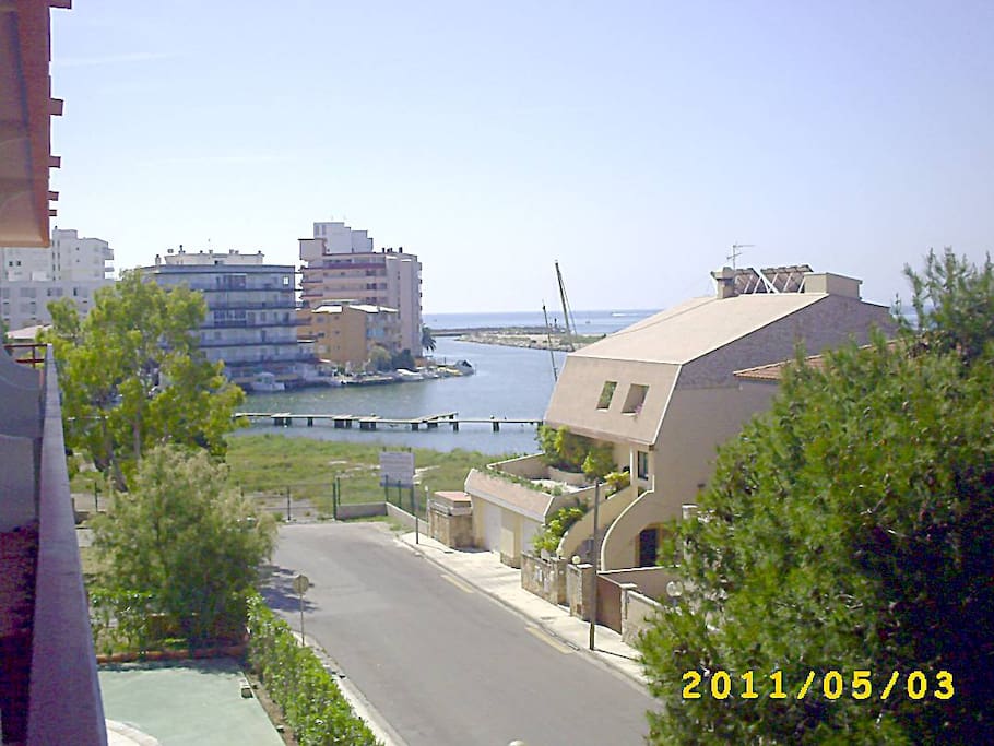 View on the left from balcony