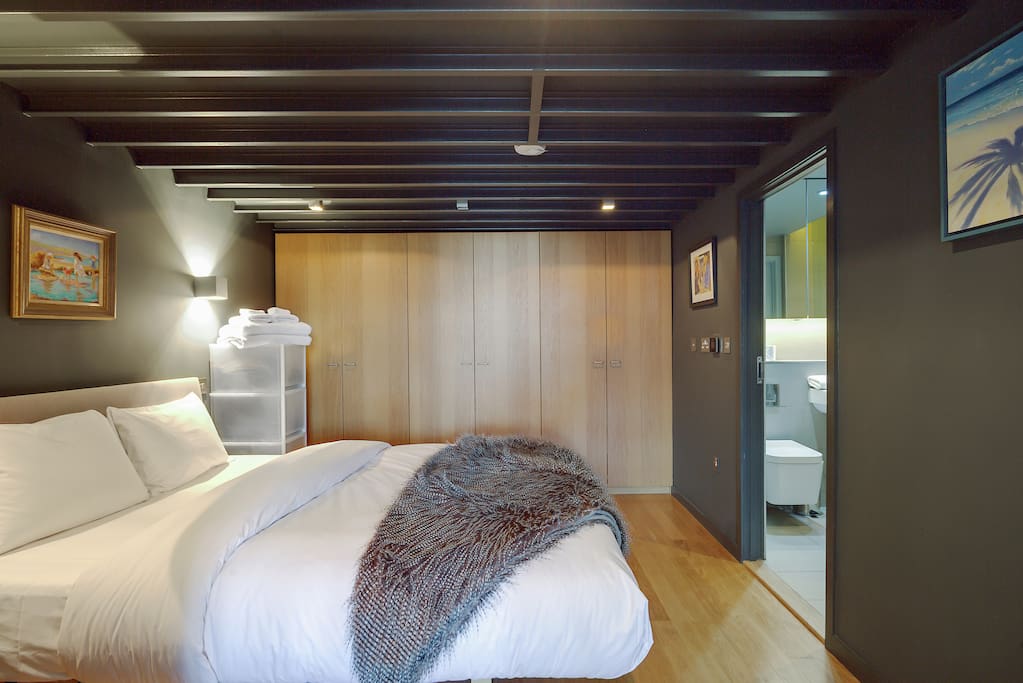 The master bedroom.