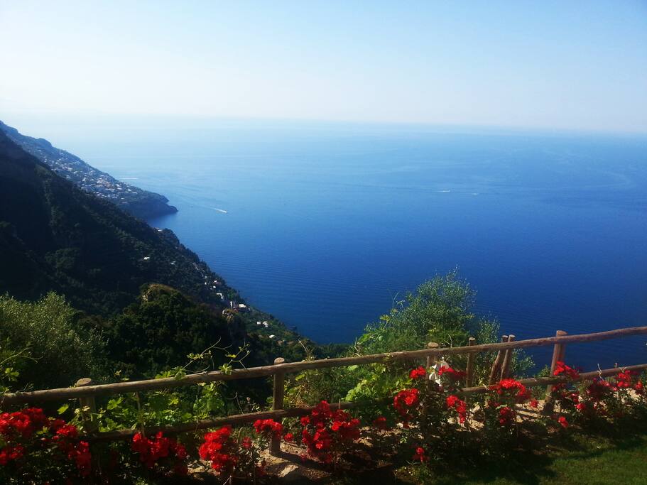 Vista sul mare di Positano