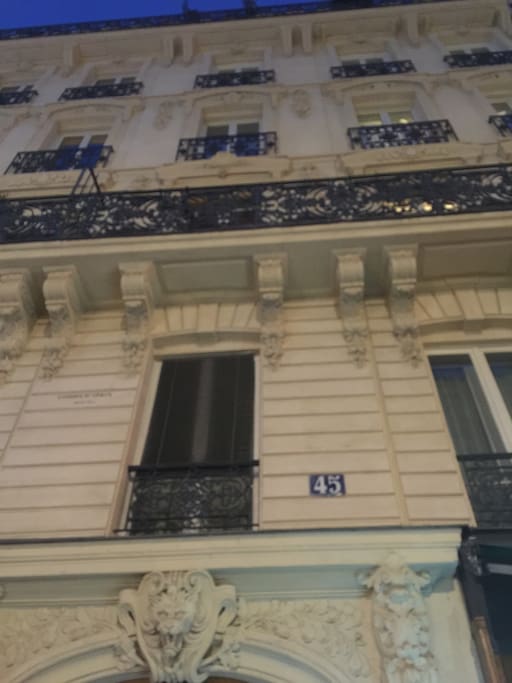 In a beautiful Paris Haussmann Building