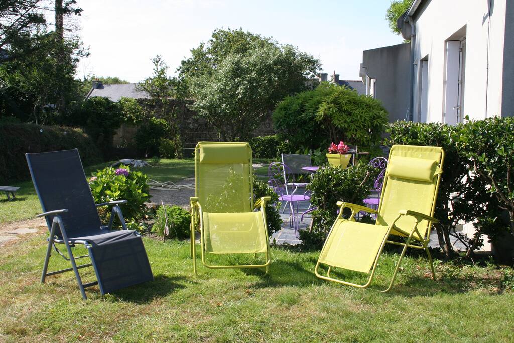 Le jardin à l'abri des regards