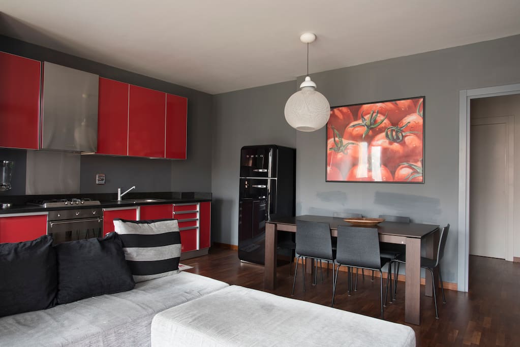 Kitchen and lounge