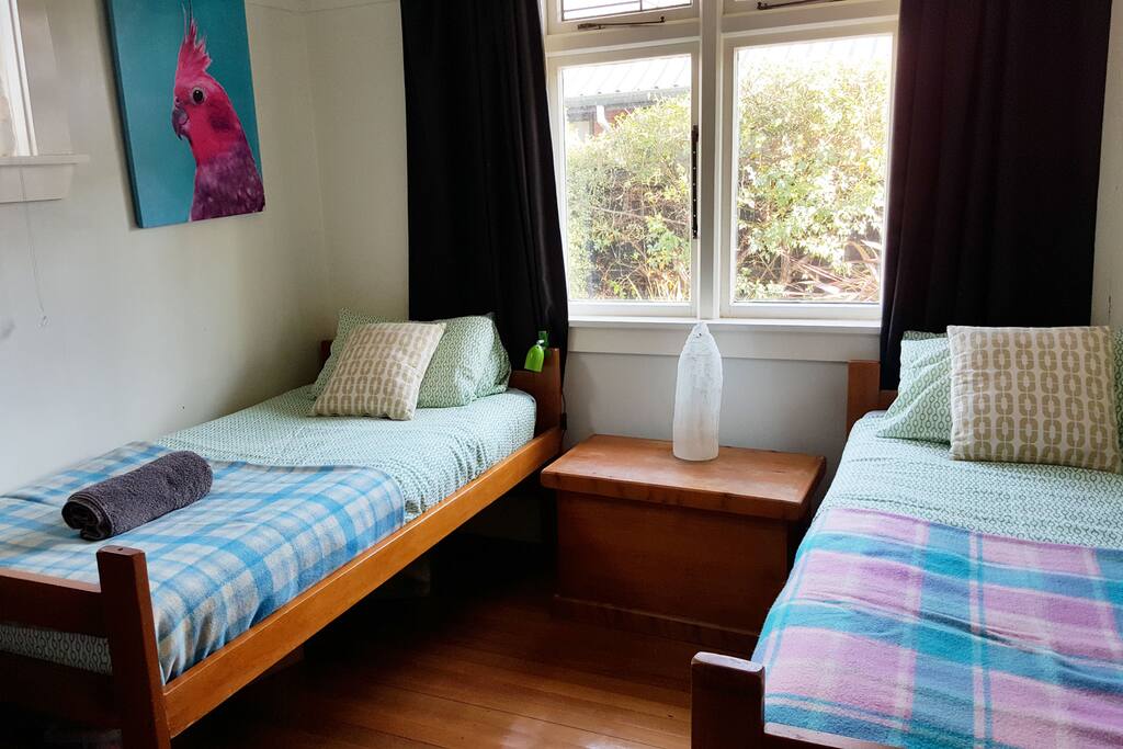 Bedroom 3 - two full-size single beds (good for adults)