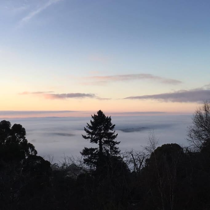 Winter morning sunrise view July 2016