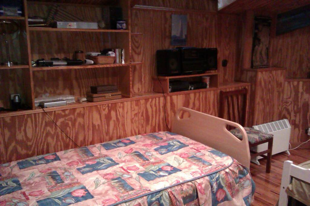 Dormitorio, cama individual