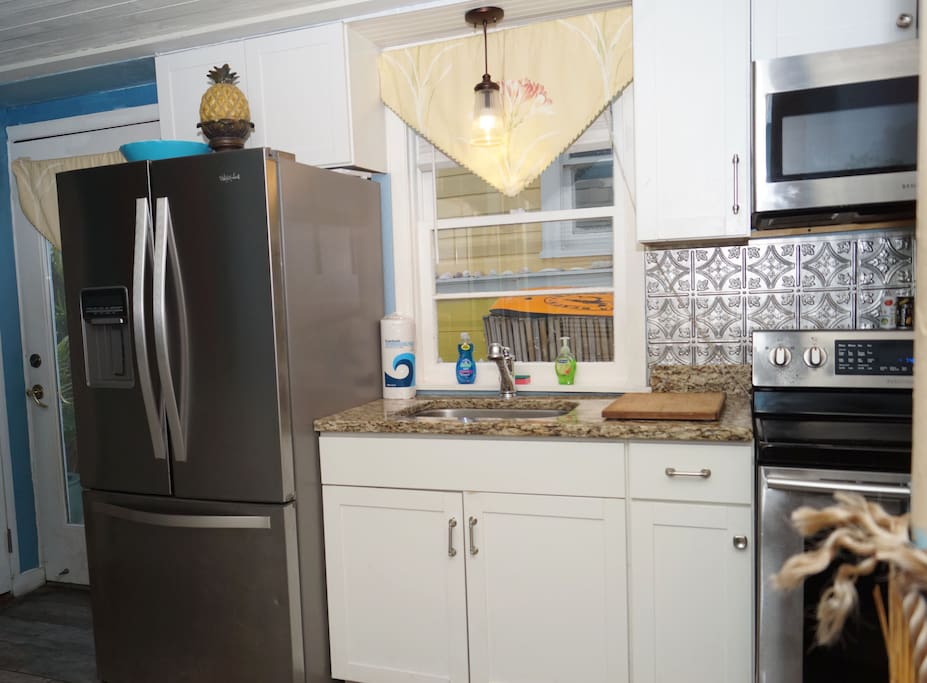 Designer kitchen with granite