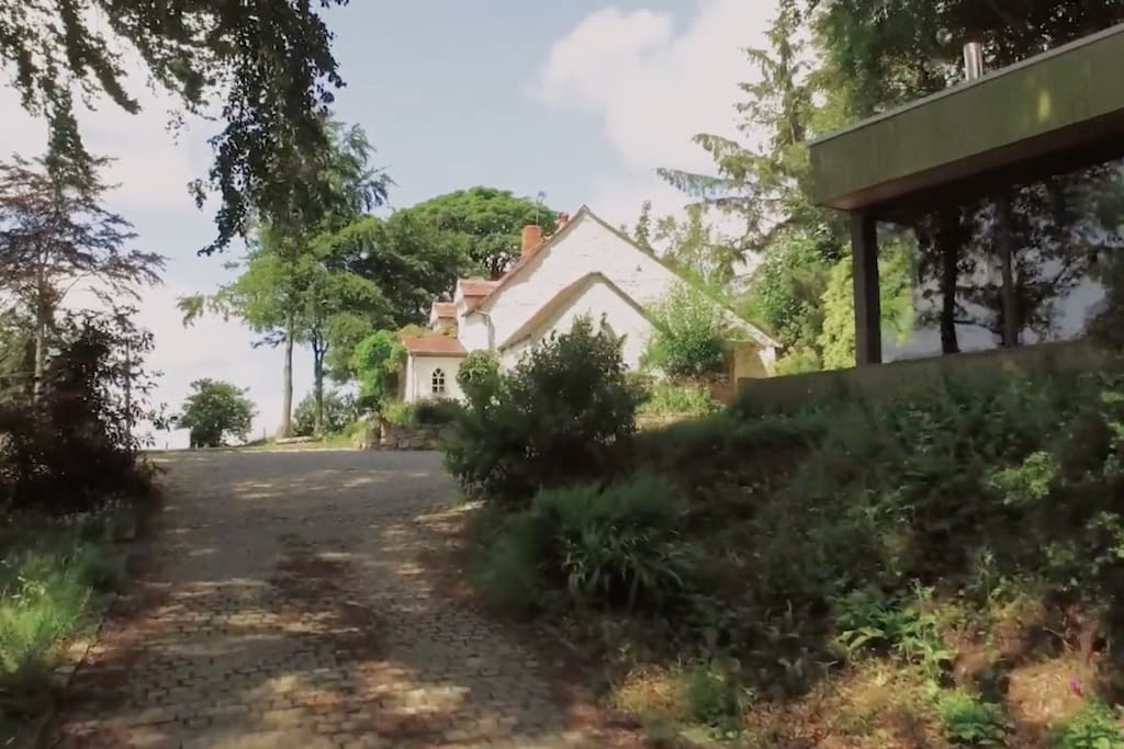The Cottage and EcoPod (right)