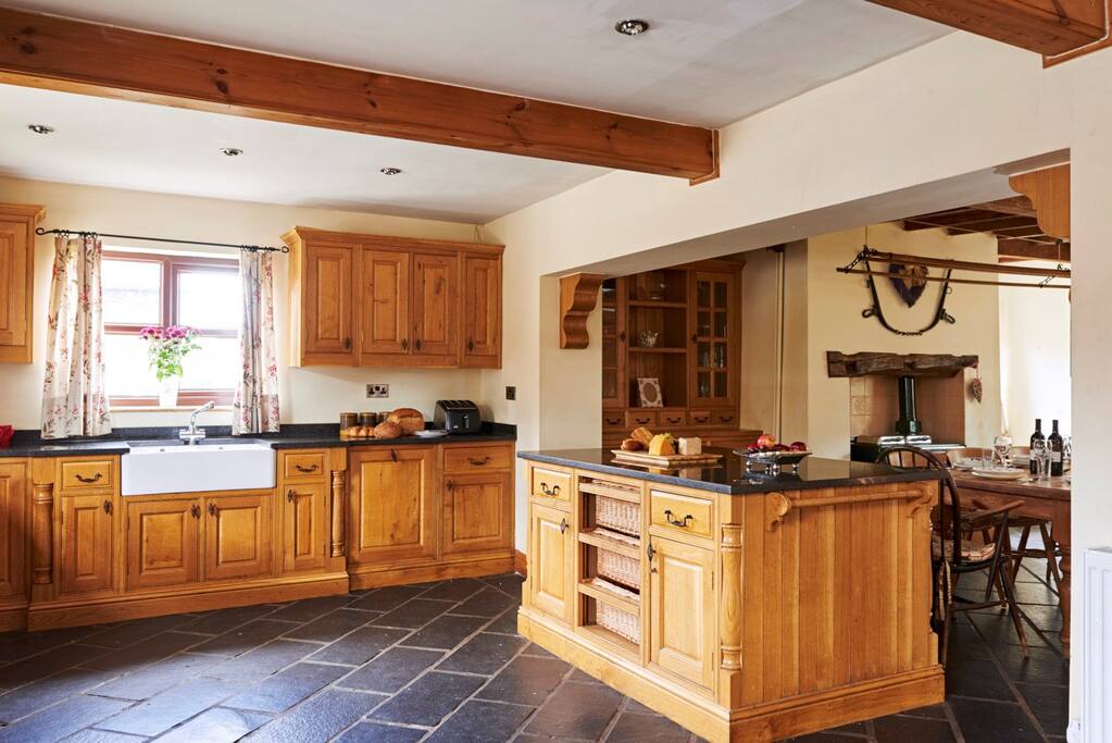 Kitchen Island with granite work top
