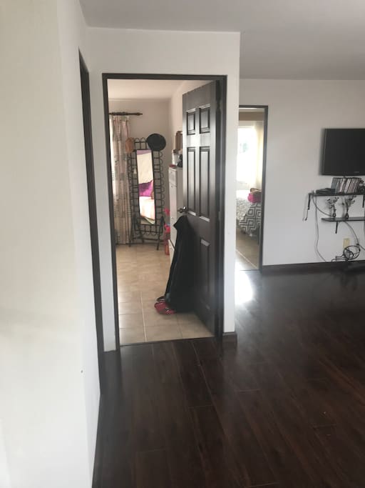 Vista para el dormitorio