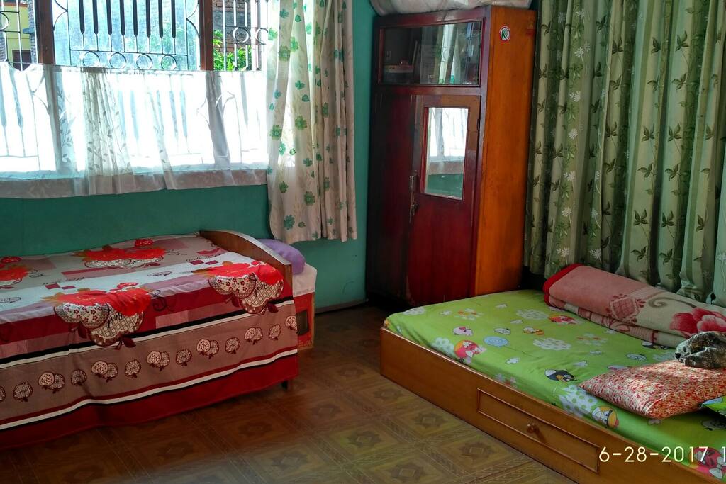 two beds