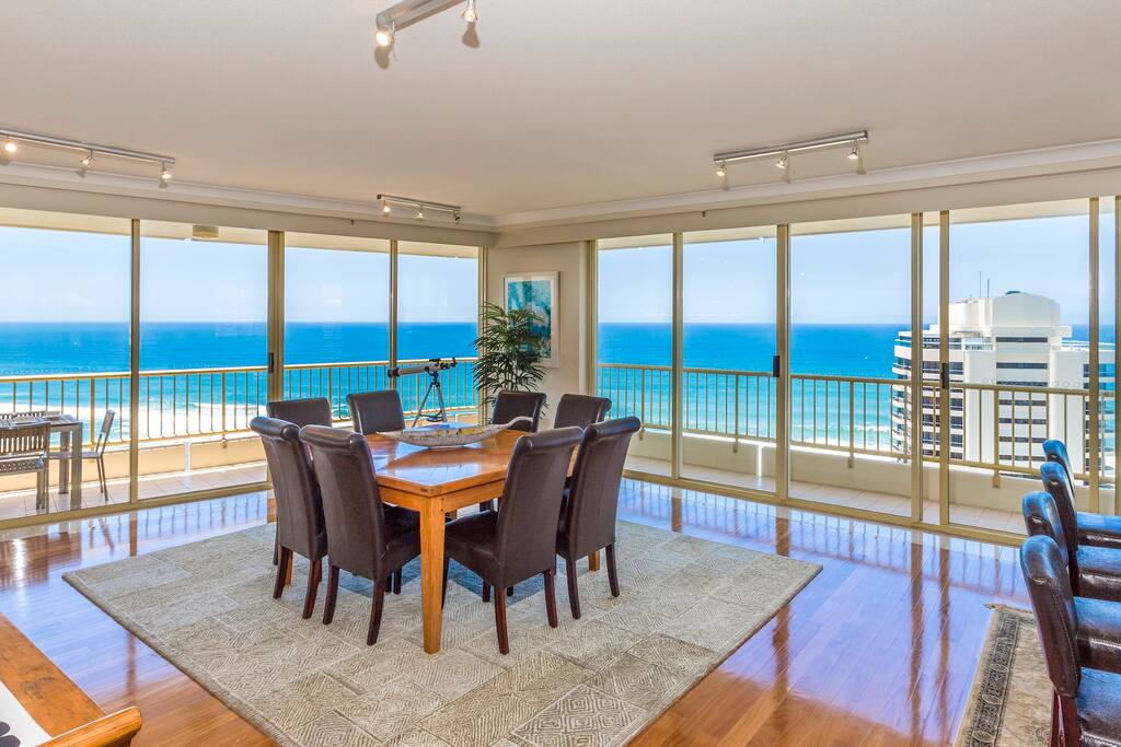 Dining room looking East