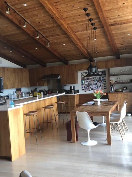 Dining and kitchen