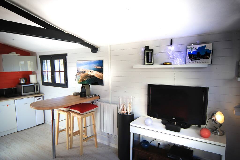 Notre chalet avec son confort bord