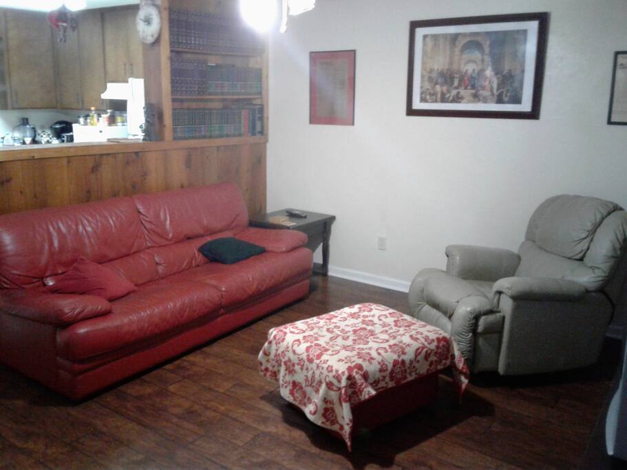 If guests choose to avail themselves of the couch and/or reclining chair, blankets are provided. You will enjoy a very comfortable sleep!