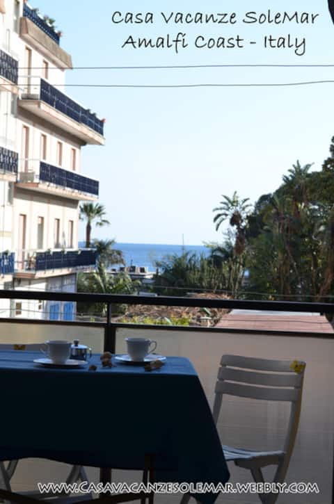 Popular Airbnb listing: SoleMar Vacation Home - Maiori, in town center in Maiori