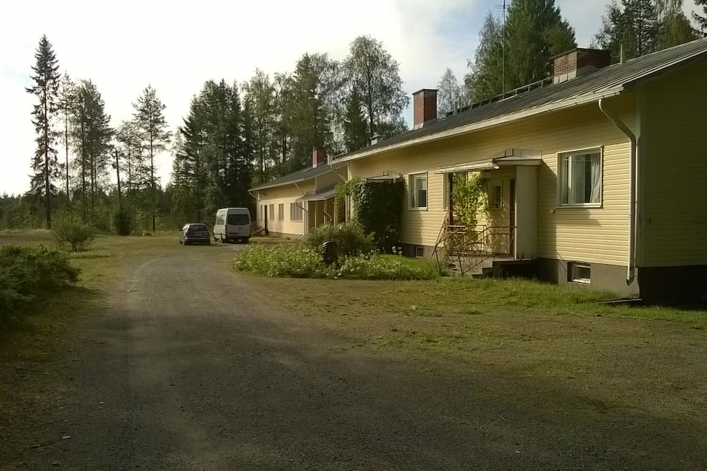 Hostel is located in former rural school in forestry area