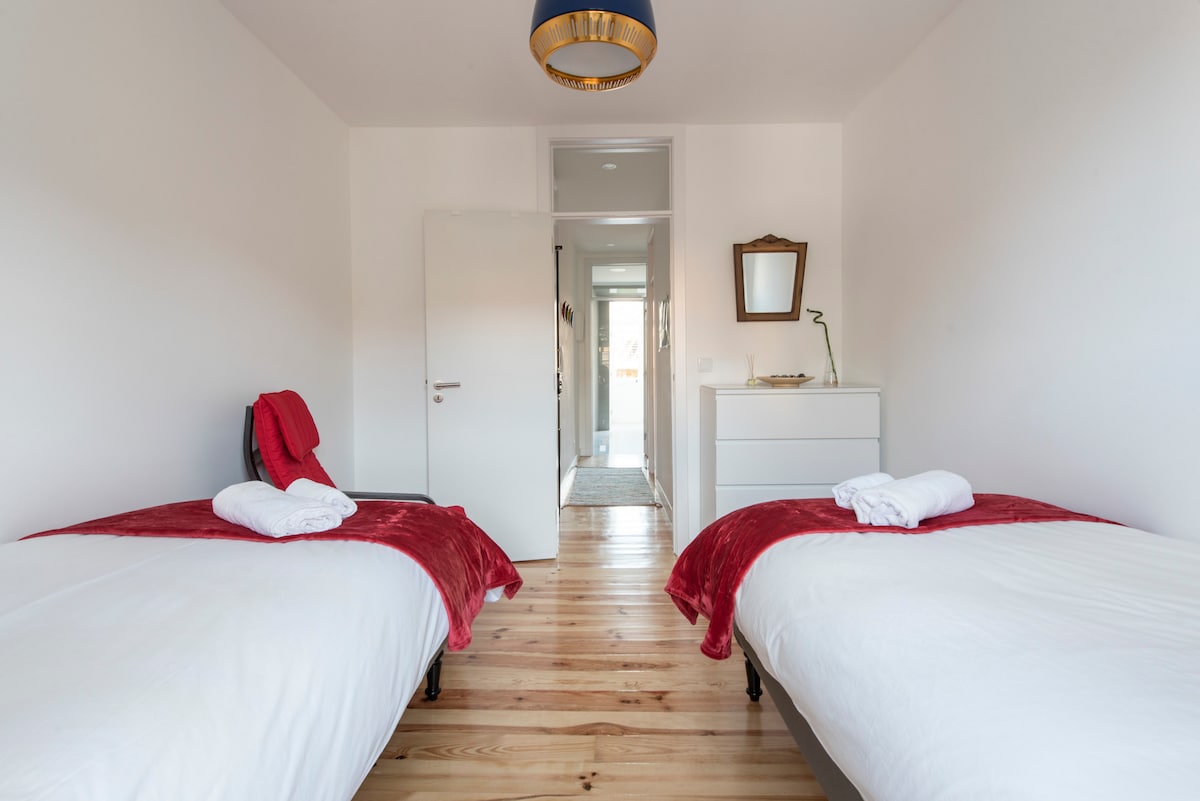 Spálňa s oddelenými posteľami