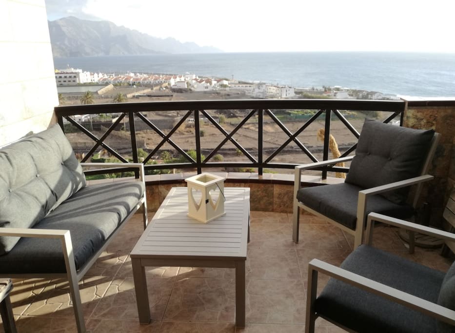 Mobiliario de terraza y vistas