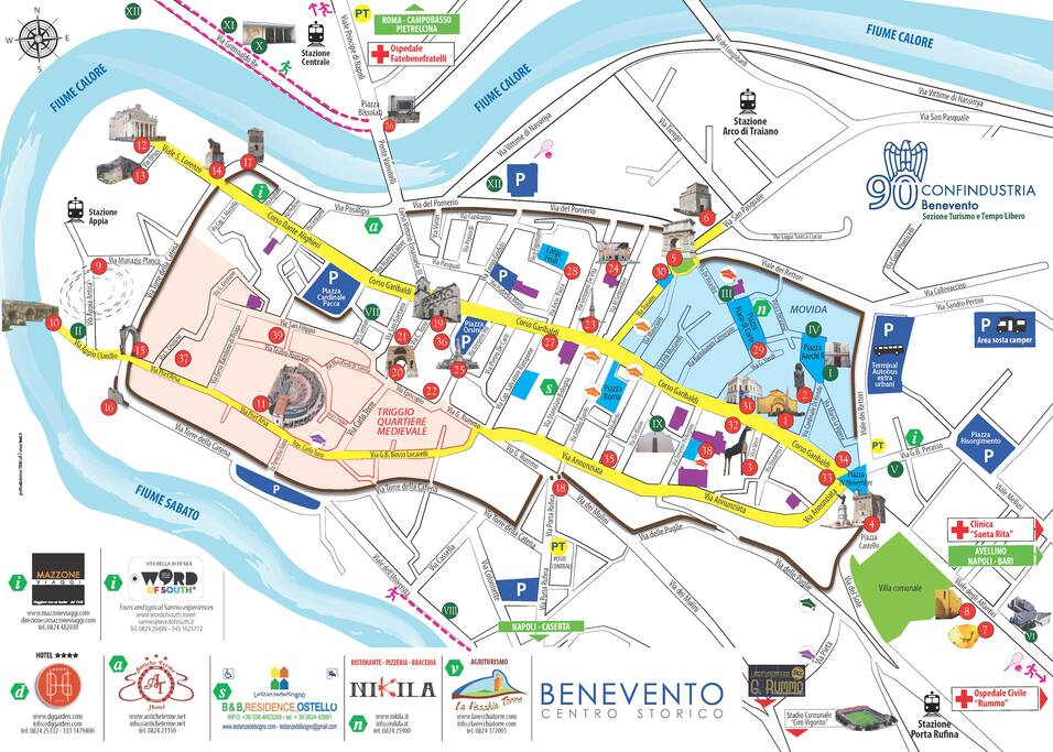 Mappa del centro