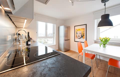 Bright 3-room apartment with views over Bayreuth