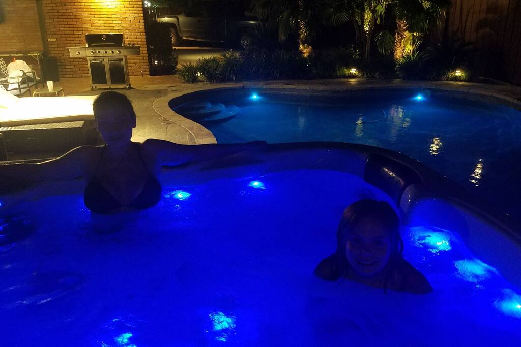 8 person hot tub with over 70 high powered jets