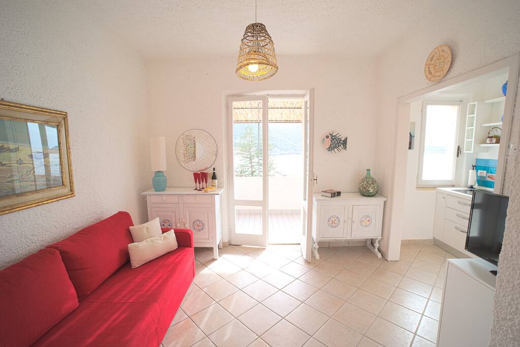 Living con terrazzo