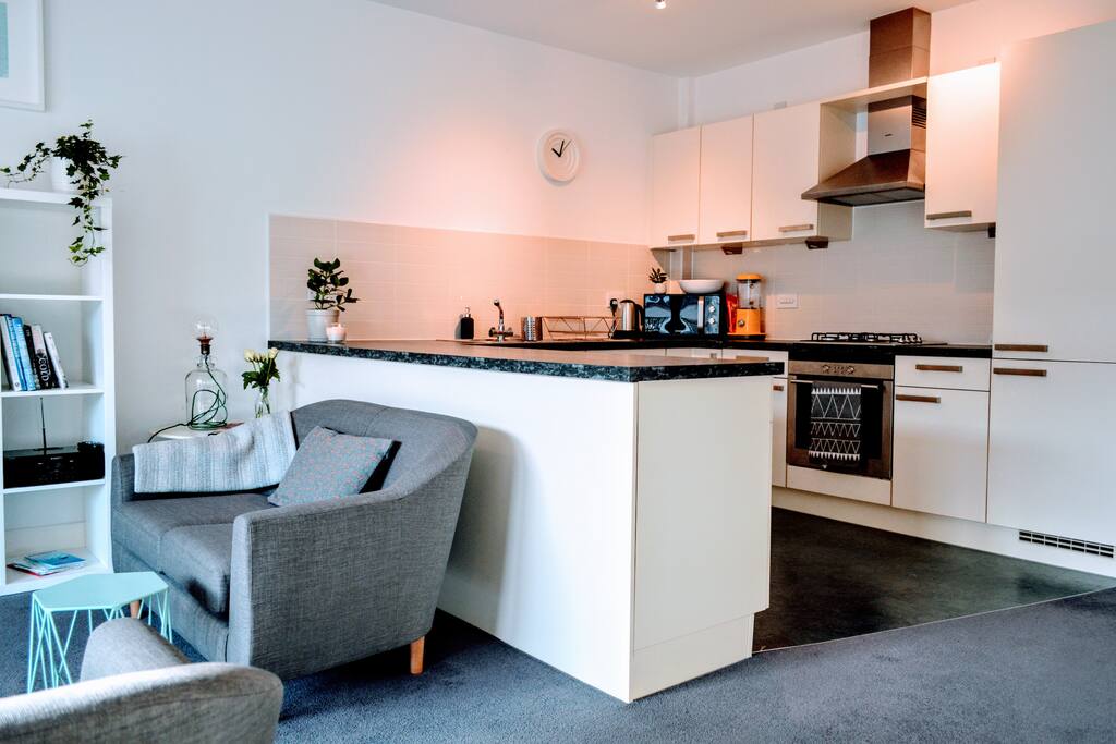Open Plan Living Room and Kitchen