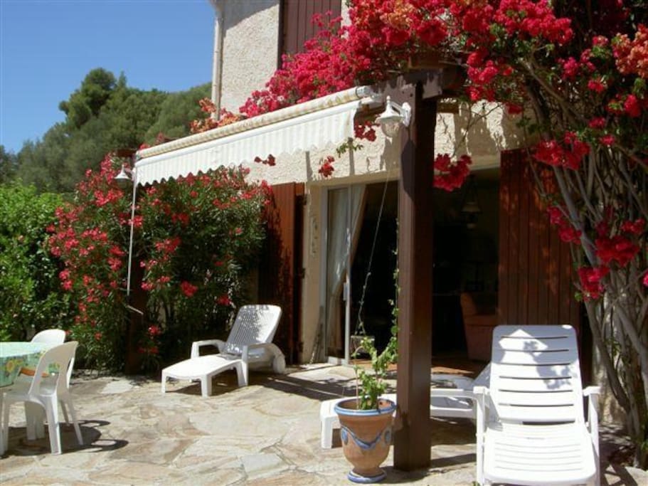 terrasse aménagée