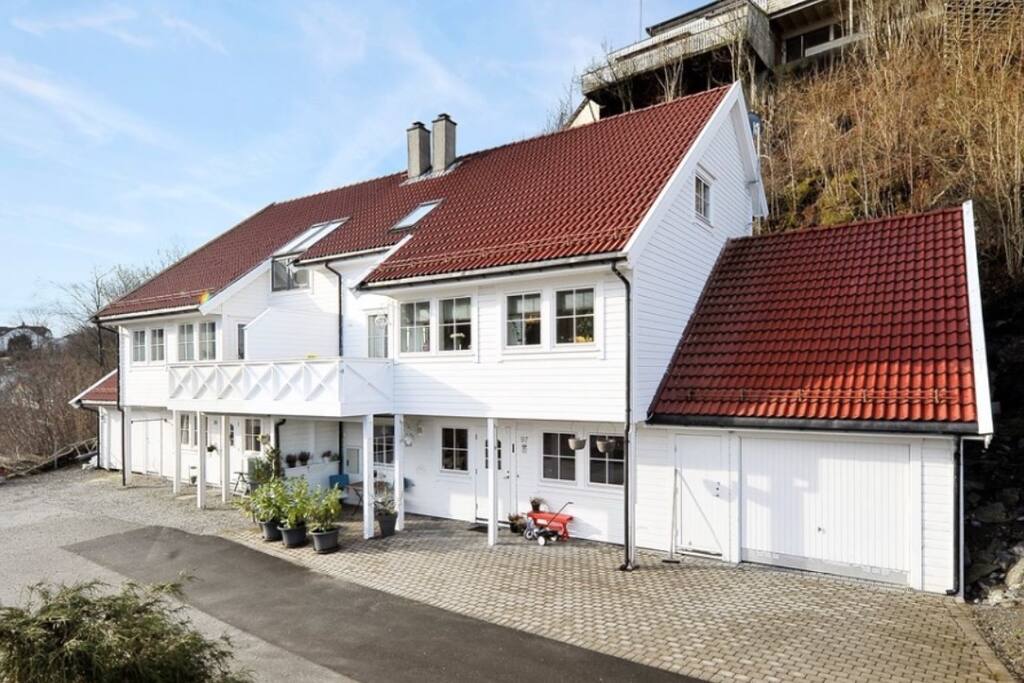 Our house to the right
