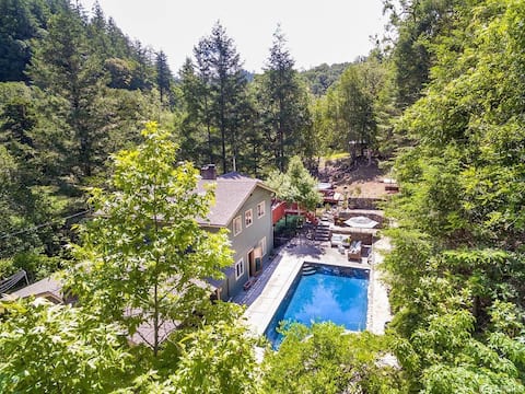 La Masia: Private Pool, Spa & Creek Sonoma Retreat