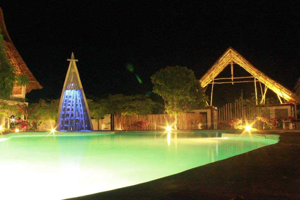 entrance by night