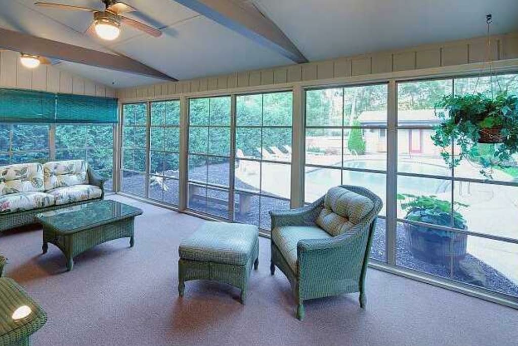 Florida Room... fully screened.
