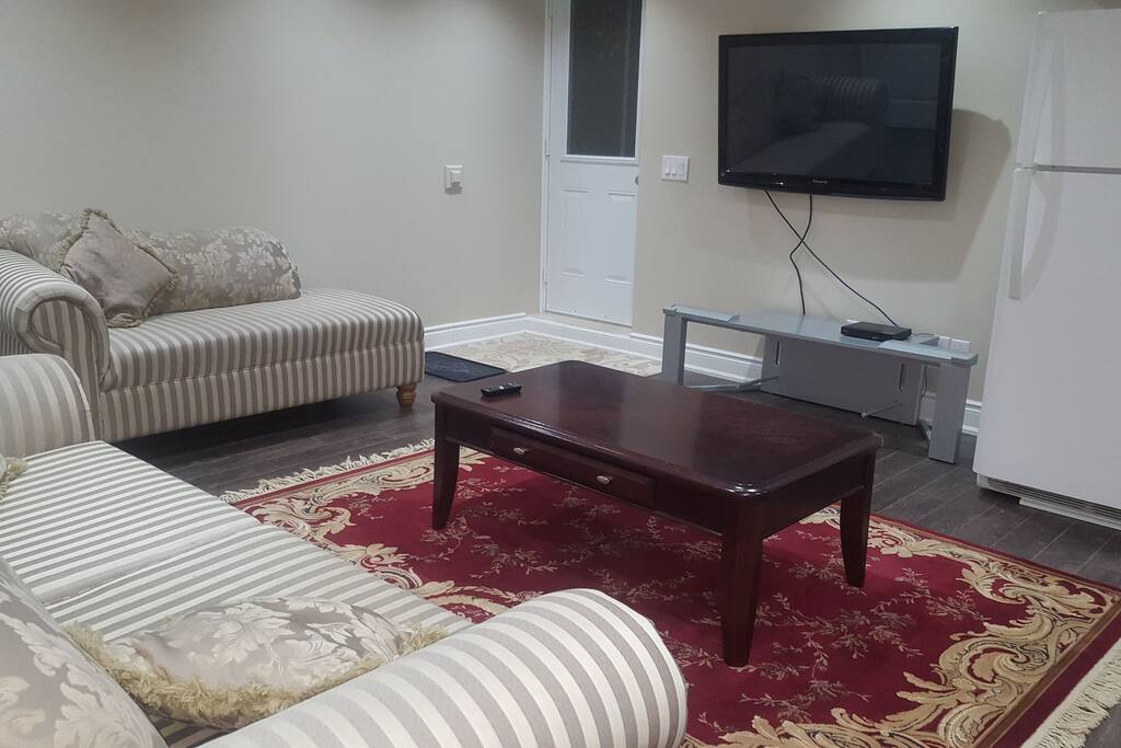 50" HD television with Netflix