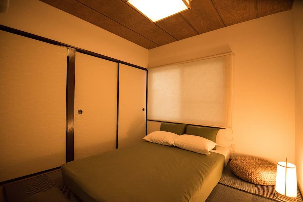 Bedroom 1. There is another bedroom like this one, each beds are double size beds.