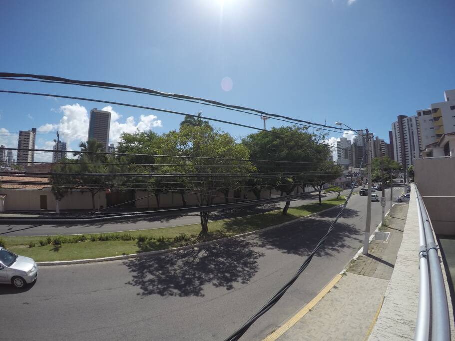 Left view of the street.
