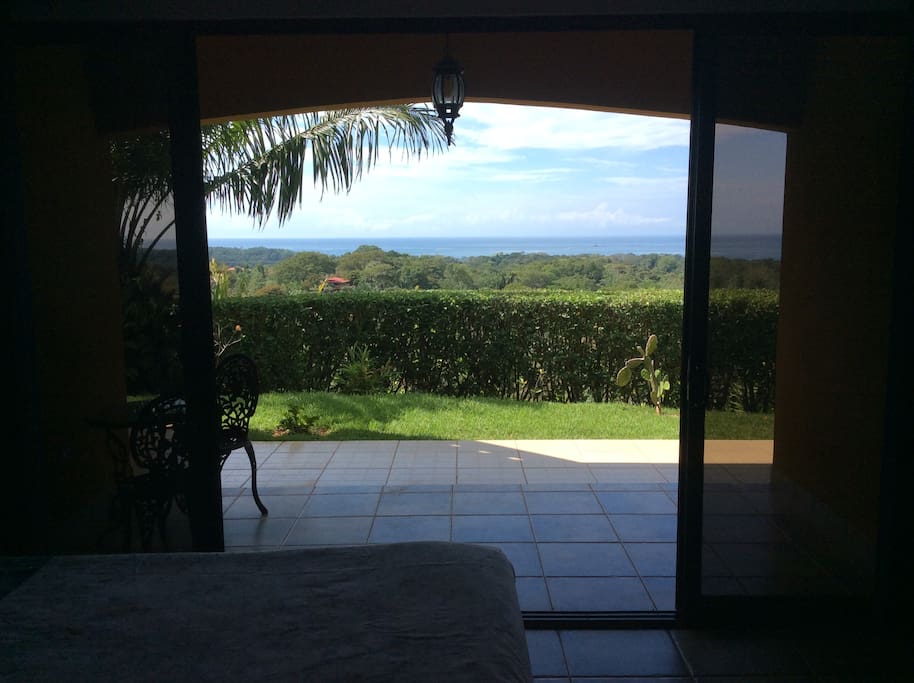 Private terrace with Ocean View.