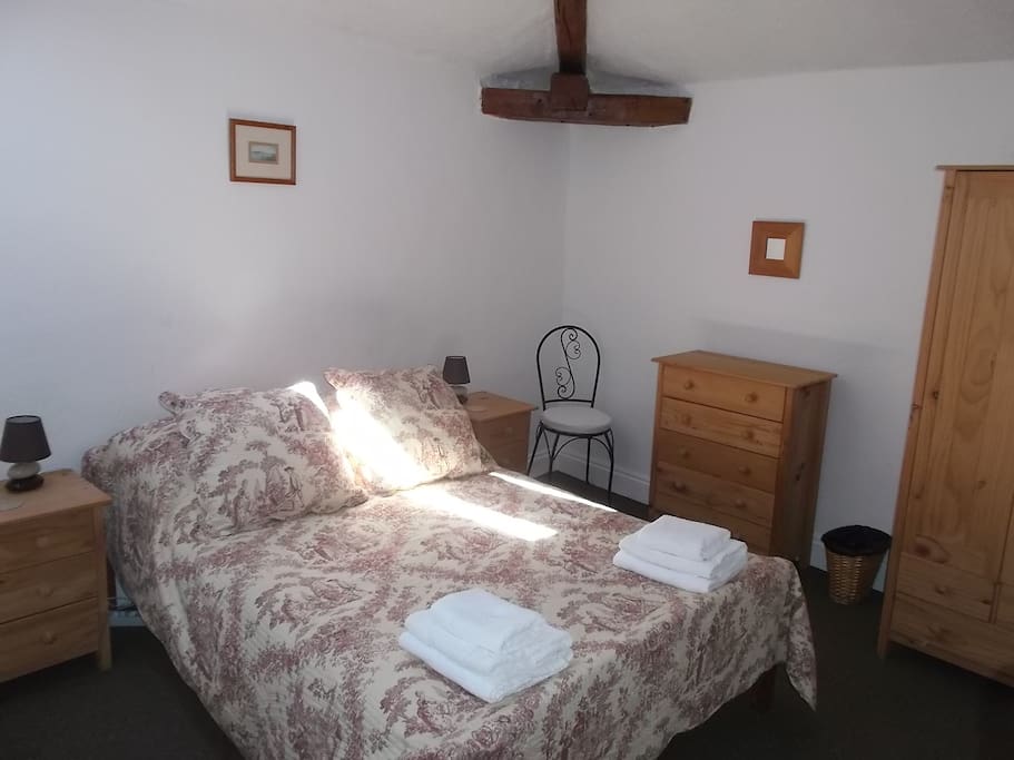 Bedroom 1 with a double bed.