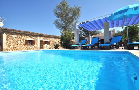 Can Barrera 6 pax, privater Pool in Costitx, Wifi!