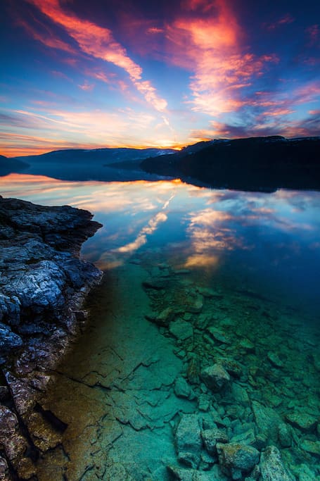 The magic of Kalamalka Lake at sunset.