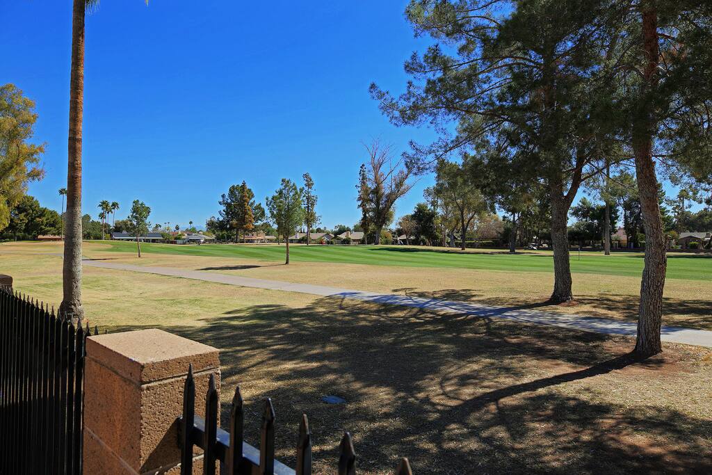 Ready for a round of golf? Bring your clubs and hit the links!