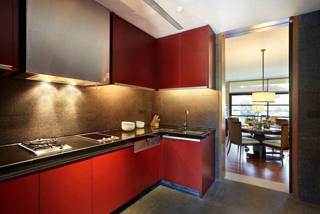 Fully equipped kitchen inclusive of dishwasher