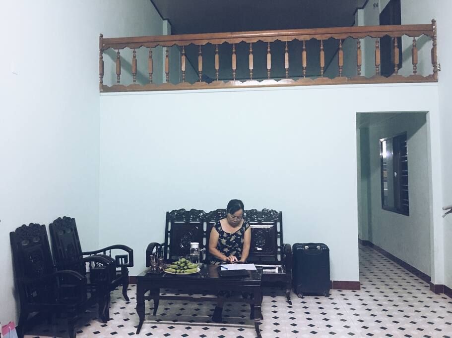 Living room. This is one of my guest. Not me :-)