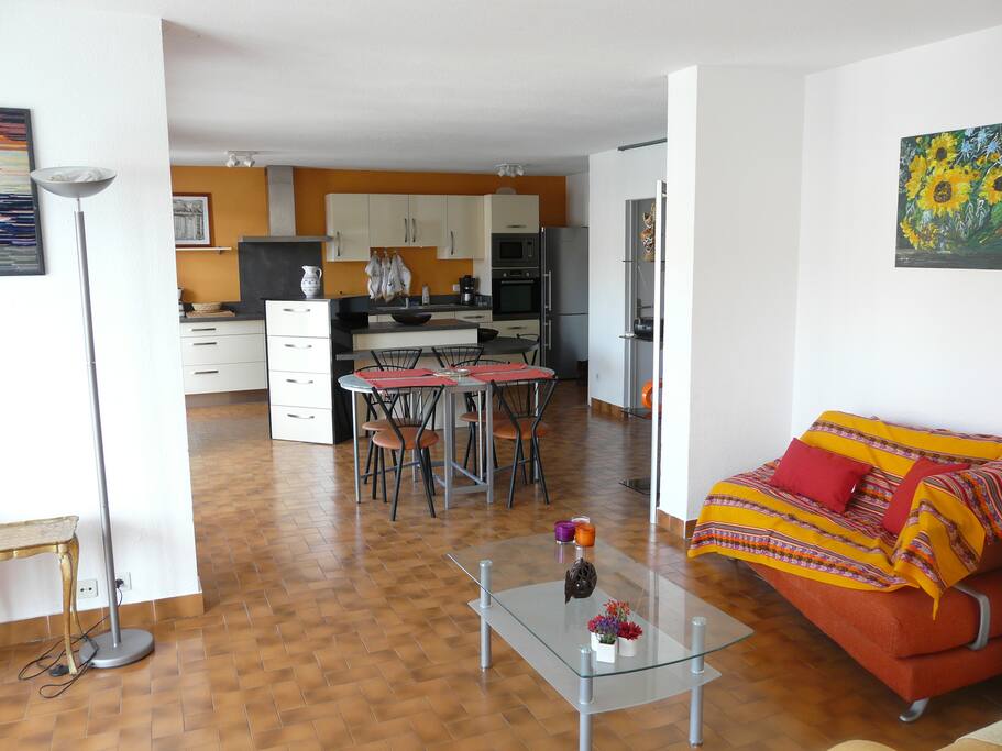 Appartement très lumineux, spacieux et calme