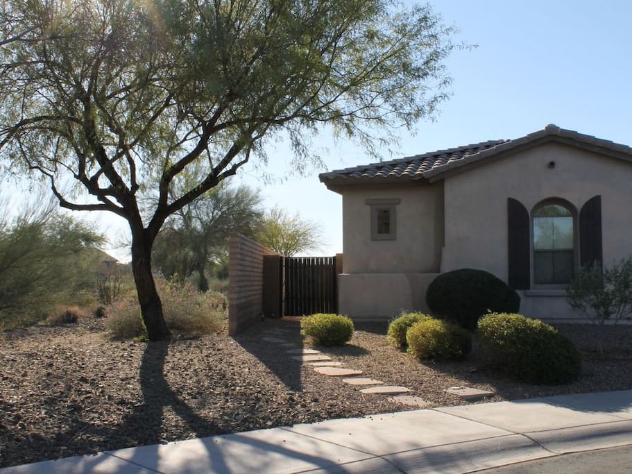 Private entrance to this secluded Master Suite in a single-family home