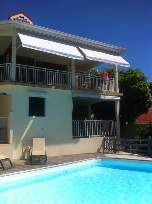 Les terrasses sont ombragées