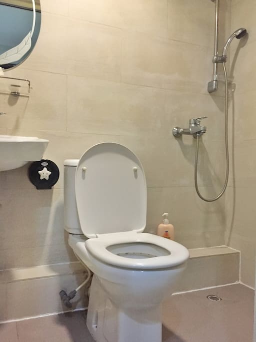 Private toilet and bathroom