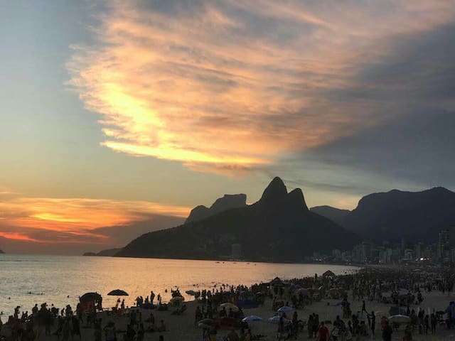 Um aconchegante quarto em Ipanema
