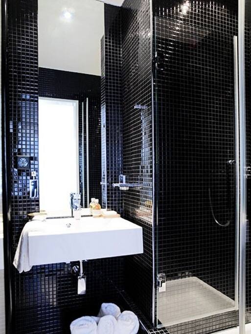 Cramerstrasse - bathroom style, Studio Apartment