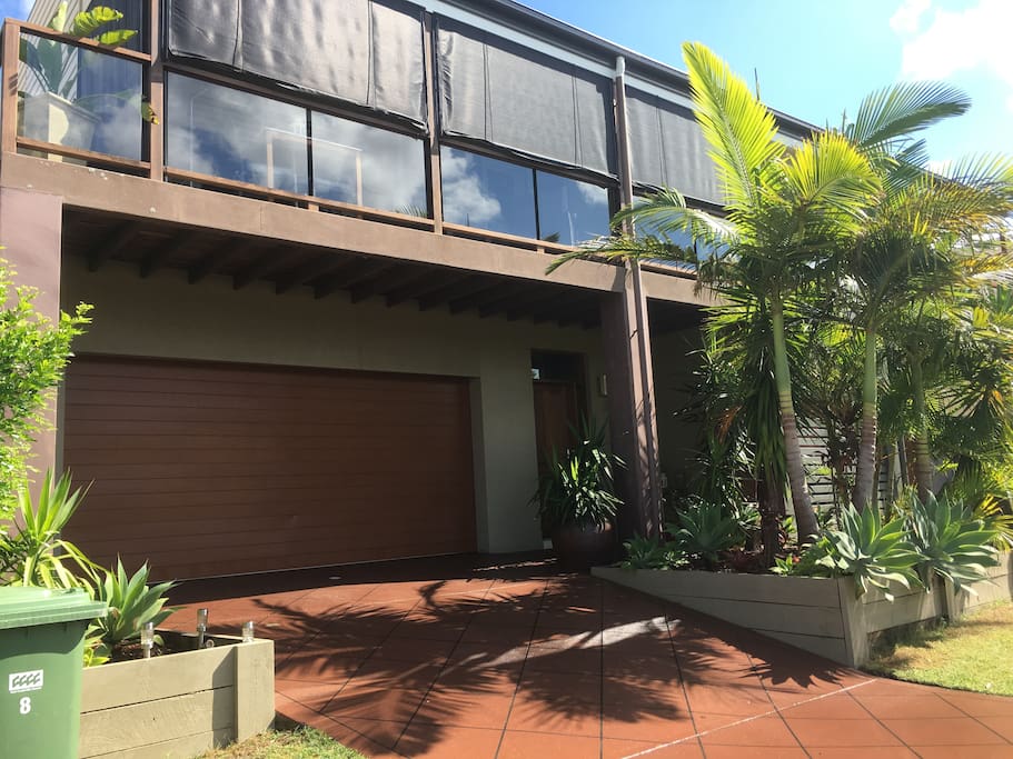 The Front of Our Home, our front door you will come to, I will greet you there. The apartment is on the ground floor, we live upstairs