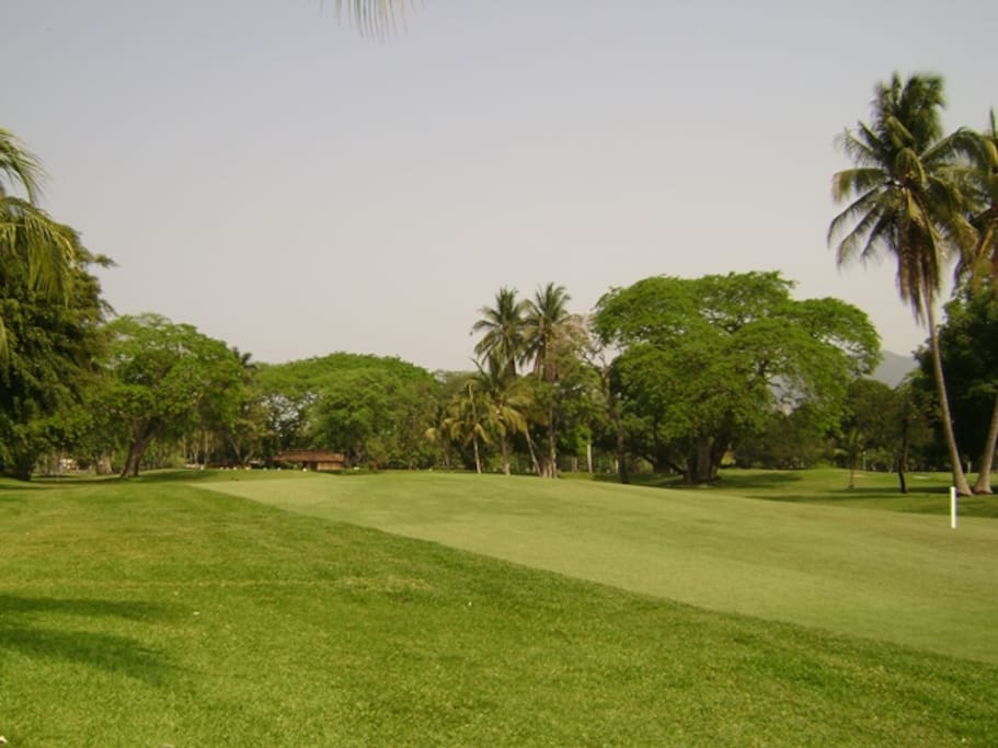 maravillosas vista al campo de golf
